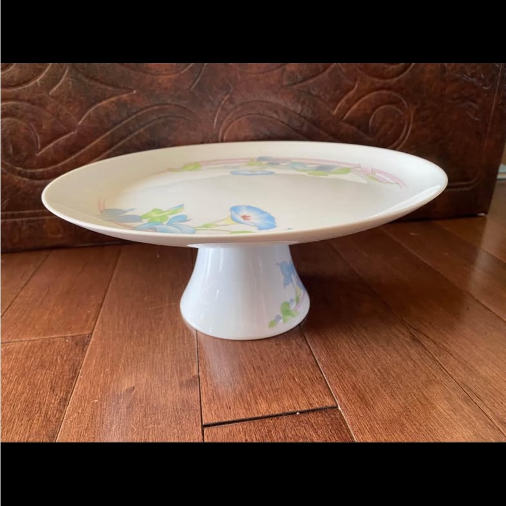 Vintage Westbury Toscany Collection Japan Pedestal Cake Plate Stand